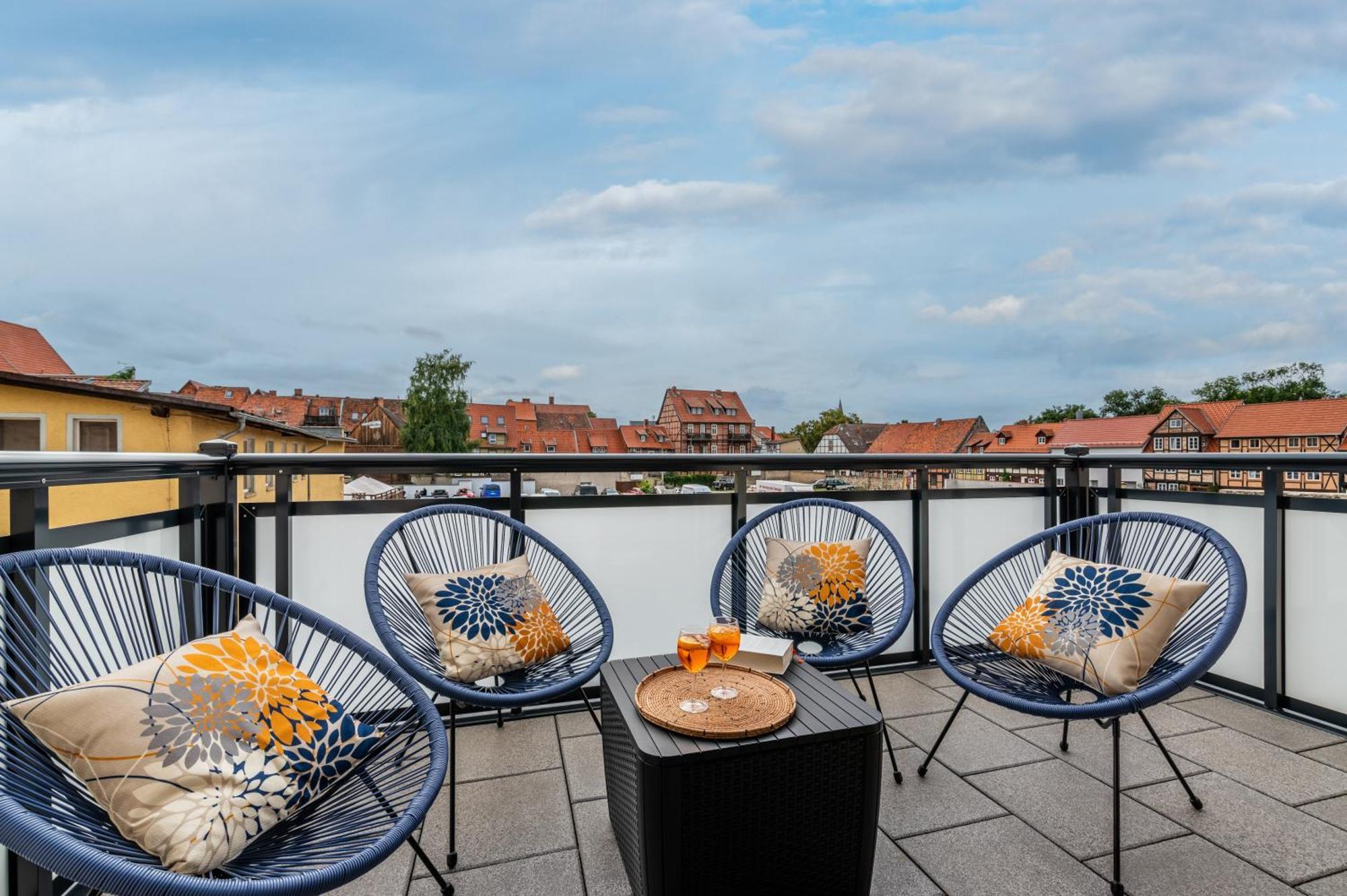 Design-Wohnung, Altstadt, Parkplatz, Netflix Quedlinburg Exteriér fotografie